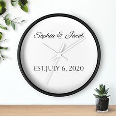 Personalized Anniversary Wall Clock