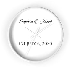 Personalized Anniversary Wall Clock