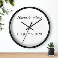Personalized Anniversary Wall Clock