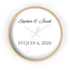 Personalized Anniversary Wall Clock