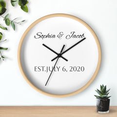 Personalized Anniversary Wall Clock