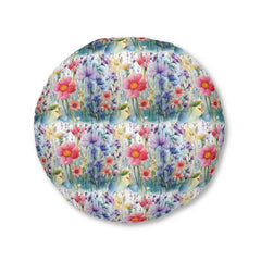 Tufted Floor Pillow, Round
