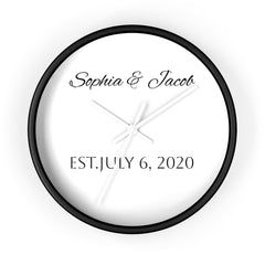 Personalized Anniversary Wall Clock