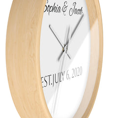 Personalized Anniversary Wall Clock