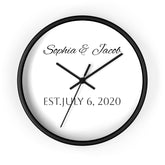 Personalized Anniversary Wall Clock