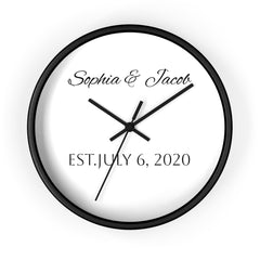 Personalized Anniversary Wall Clock