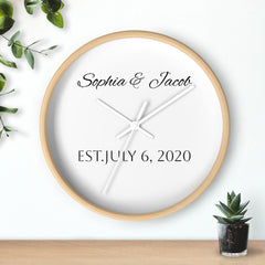 Personalized Anniversary Wall Clock