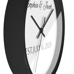 Personalized Anniversary Wall Clock