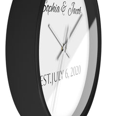 Personalized Anniversary Wall Clock