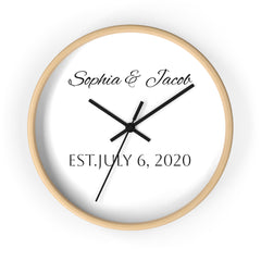 Personalized Anniversary Wall Clock